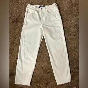 white Hollister jeans